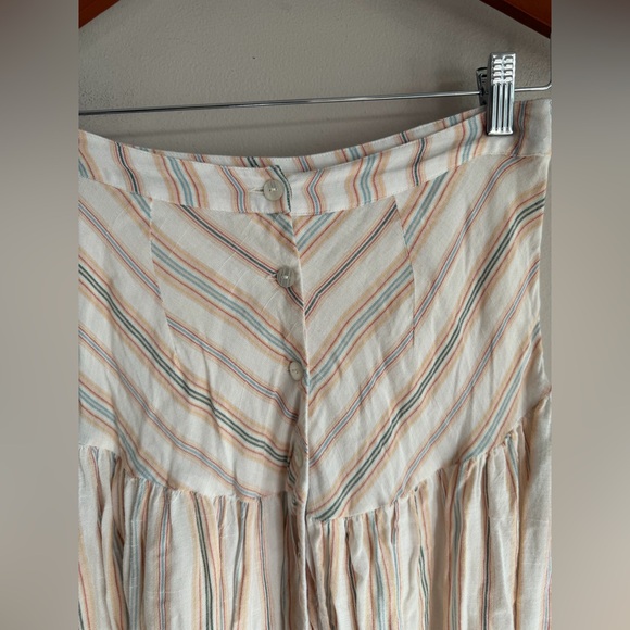 O'Neill Cream and Tan Striped Maxi Skirt - Picture 2 of 5